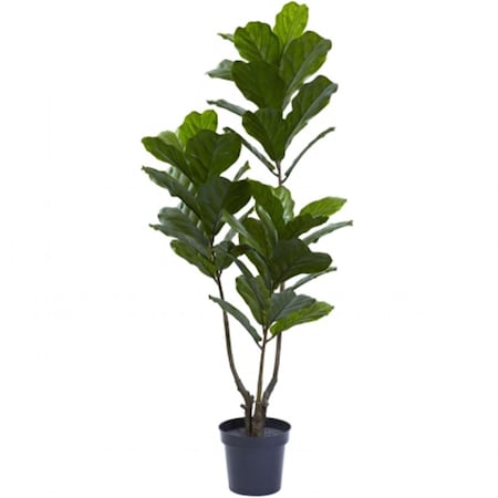 Nearly Natural 65 in. Fiddle Leaf Tree UV Resistant - Indoor and Outdoor 5449
